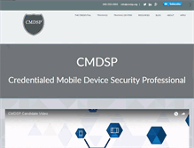 Tablet Screenshot of cmdsp.org